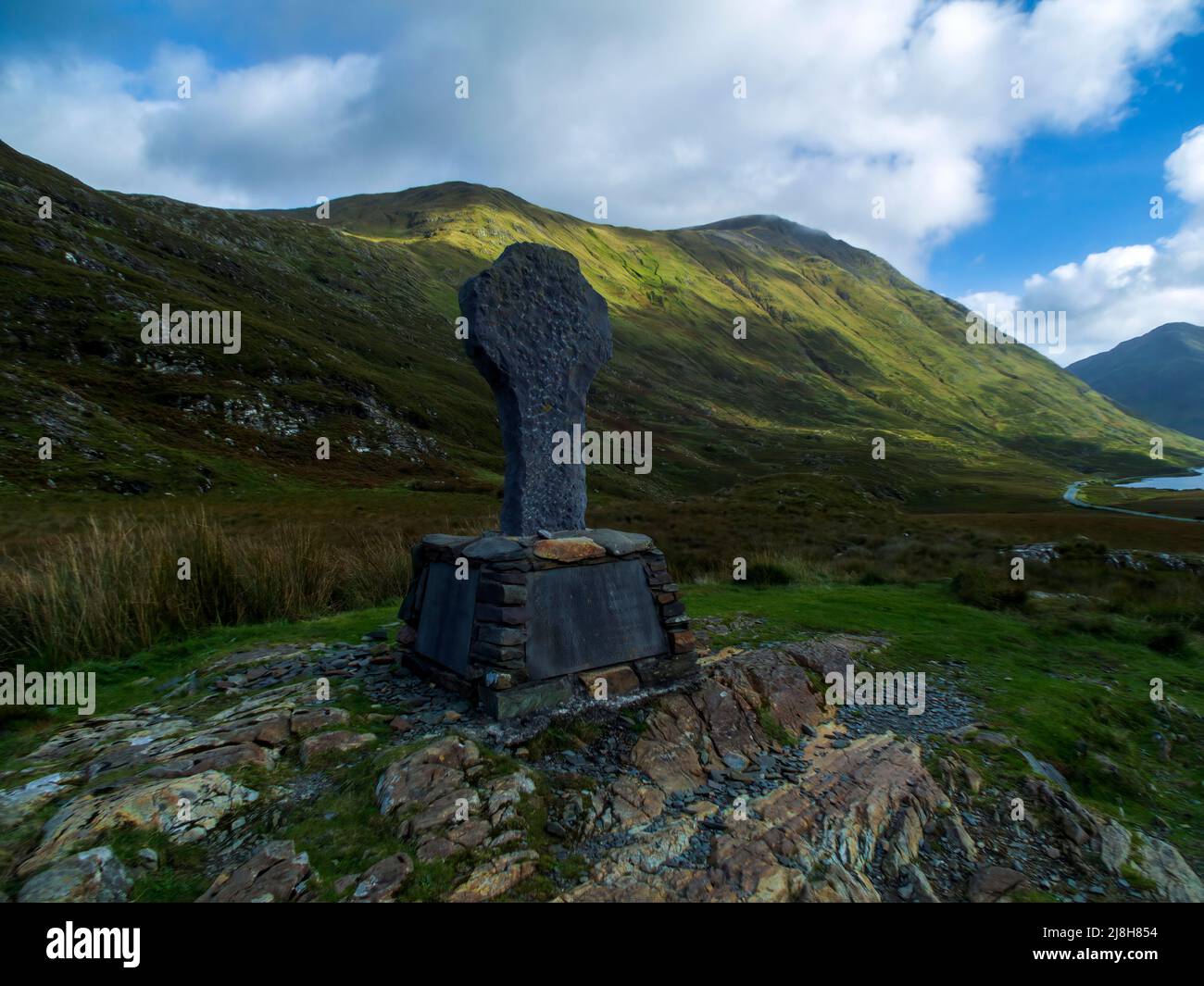 Durante la Grande carestia Irlandese nella Valle di Doolough nel 1849 più di 20 persone sono morte per fame.fonti locali sostengono che quel numero era m Foto Stock