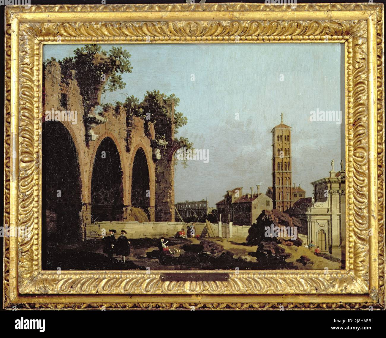 La nascita di San Giovanni Battista di Bugiardini, Giuliano (1475-1554); Galleria e Museo Estense, Modena, Italia; Italiano, fuori copyright. Foto Stock