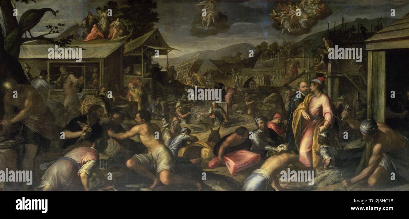 Il matrimonio mistico di Santa Caterina di Tiarini, Alessandro (1577-1668); Galleria e Museo Estense, Modena, Italia; Italiano, fuori copyright. Foto Stock