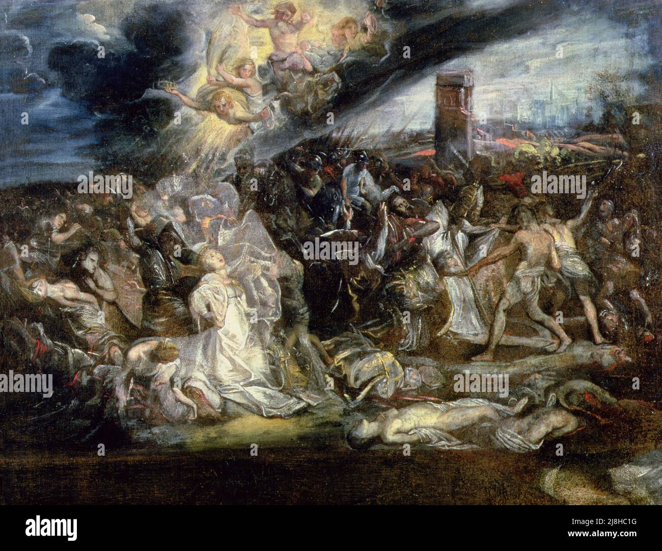 Ninfe, Satiri e Putti di Monti, Francesco (1646-1712); Galleria e Museo Estense, Modena, Italia; Italiano, fuori copyright. Foto Stock