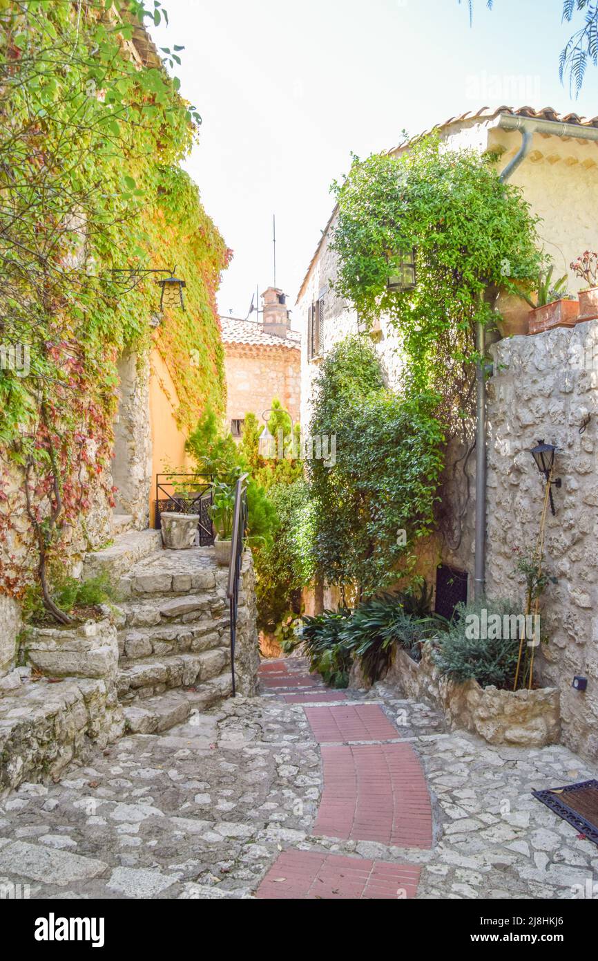 Eze Village, Francia meridionale Foto Stock