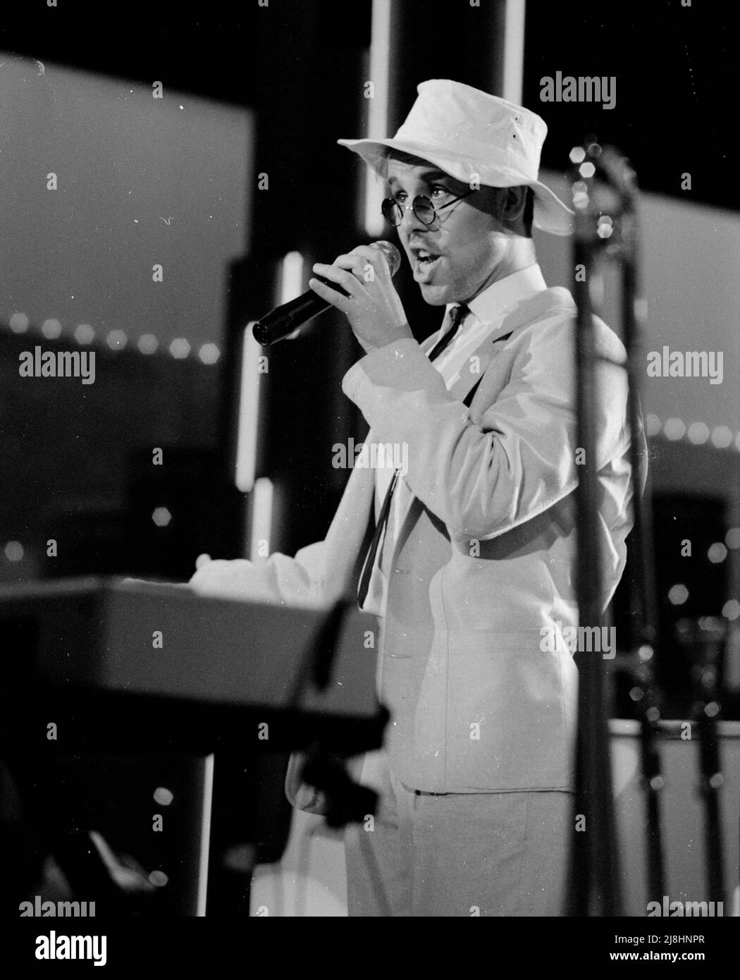 Thomas Dolby ai Grammy Awards nel 1984 credito: Ron Wolfson / MediaPunch Foto Stock