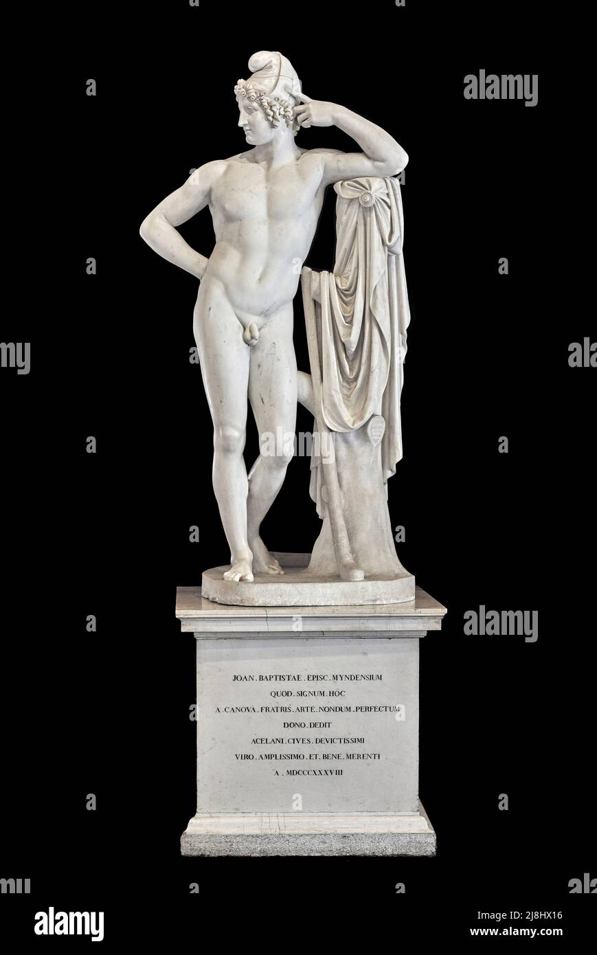 Paride - marmo - Antonio Canova - 1812 - Asolo (TV) ,Italia, Museo Civico Foto Stock
