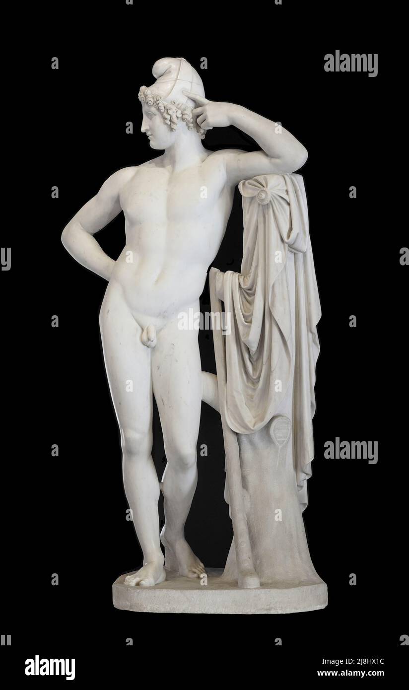 Paride - marmo - Antonio Canova - 1812 - Asolo (TV),Italia, Museo Civico Foto Stock