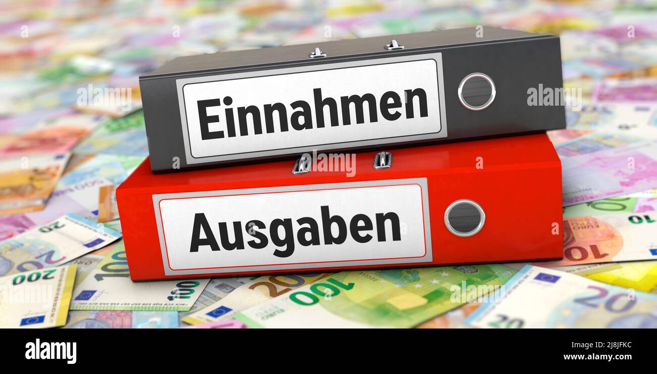 Symbolbild zum Thema Steuerprüfung. Foto Stock