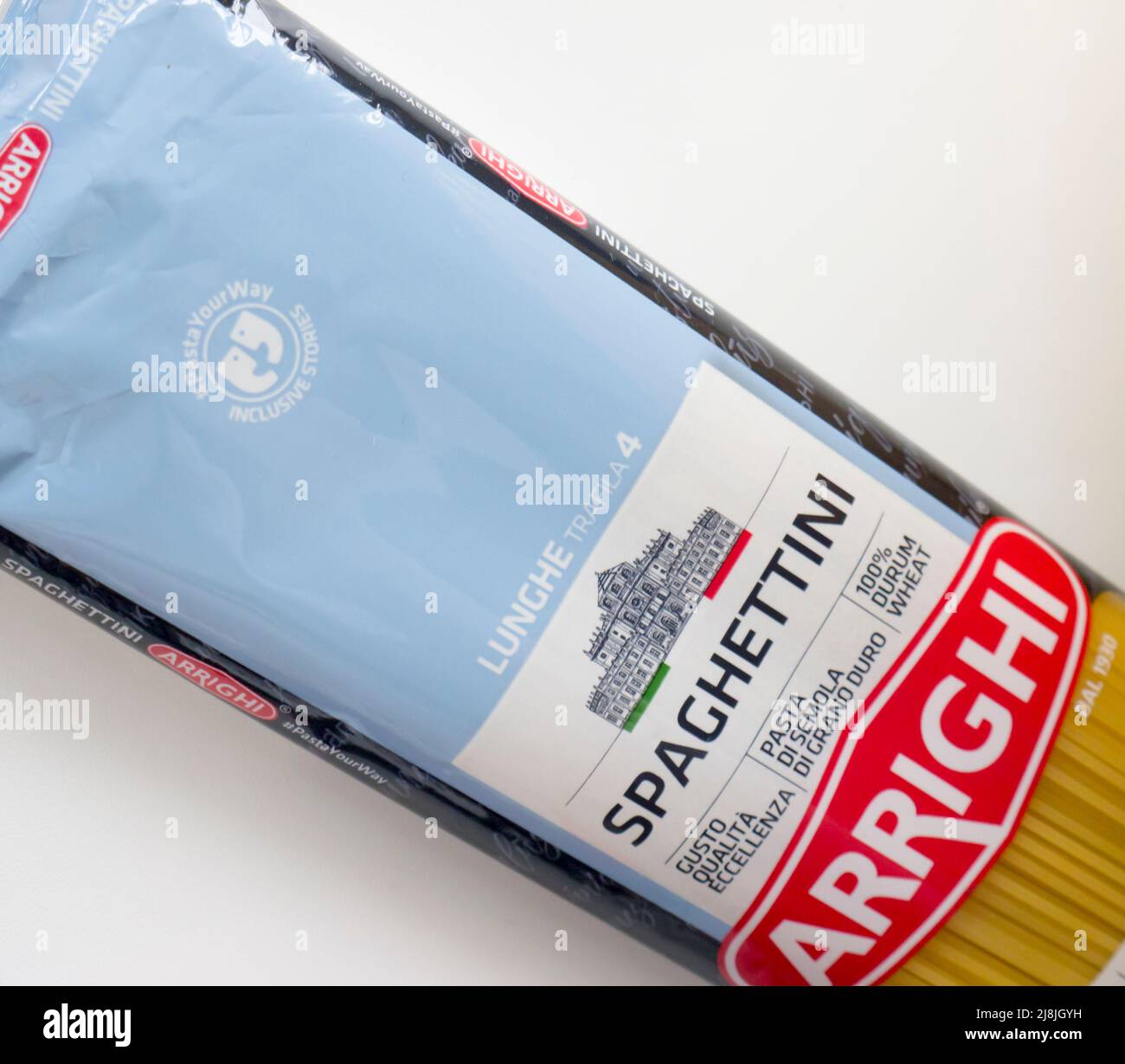 Pasta Berruto, ARRIGHI, Spaghettini numero 4. Foto Stock