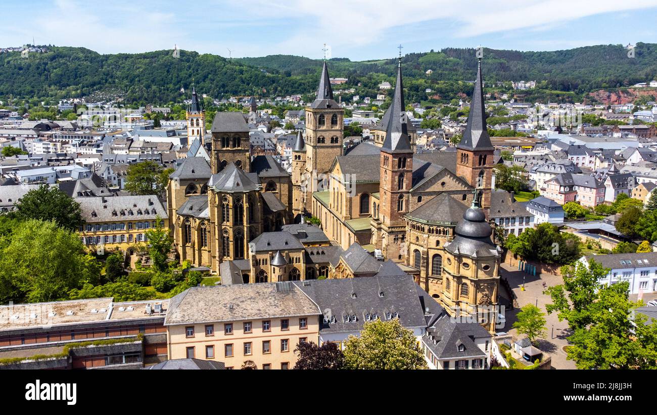 Trier Saint Peter's Cathedral, Dom Trier, Trier, Germania Foto Stock