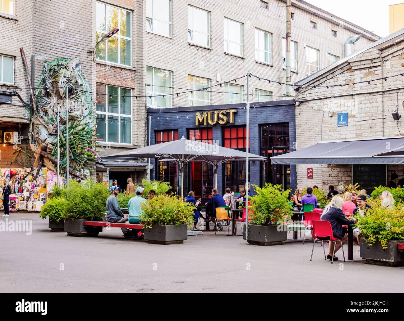 Peatus Restaurant, Telliskivi Creative City, Tallinn, Estonia Foto Stock