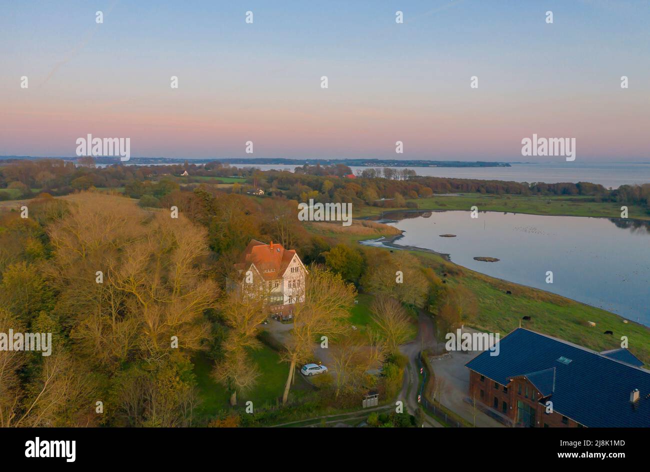 Ex fabbrica di mattoni, Kleines Noor, Germania, Schleswig-Holstein Foto Stock