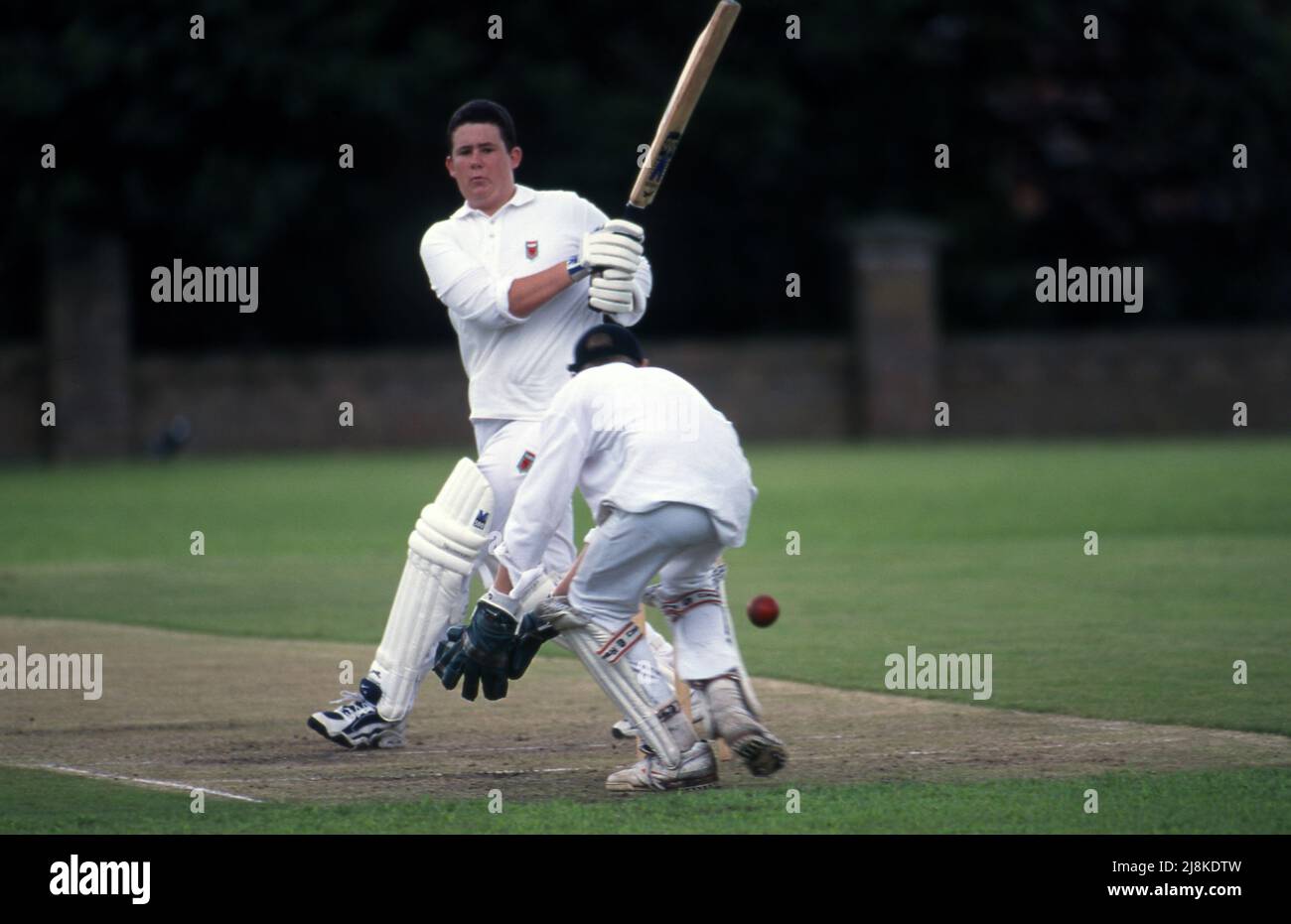 GIOCO DI CRICKET IN CORSO. NUOVO GALLES DEL SUD, AUSTRALIA. Foto Stock
