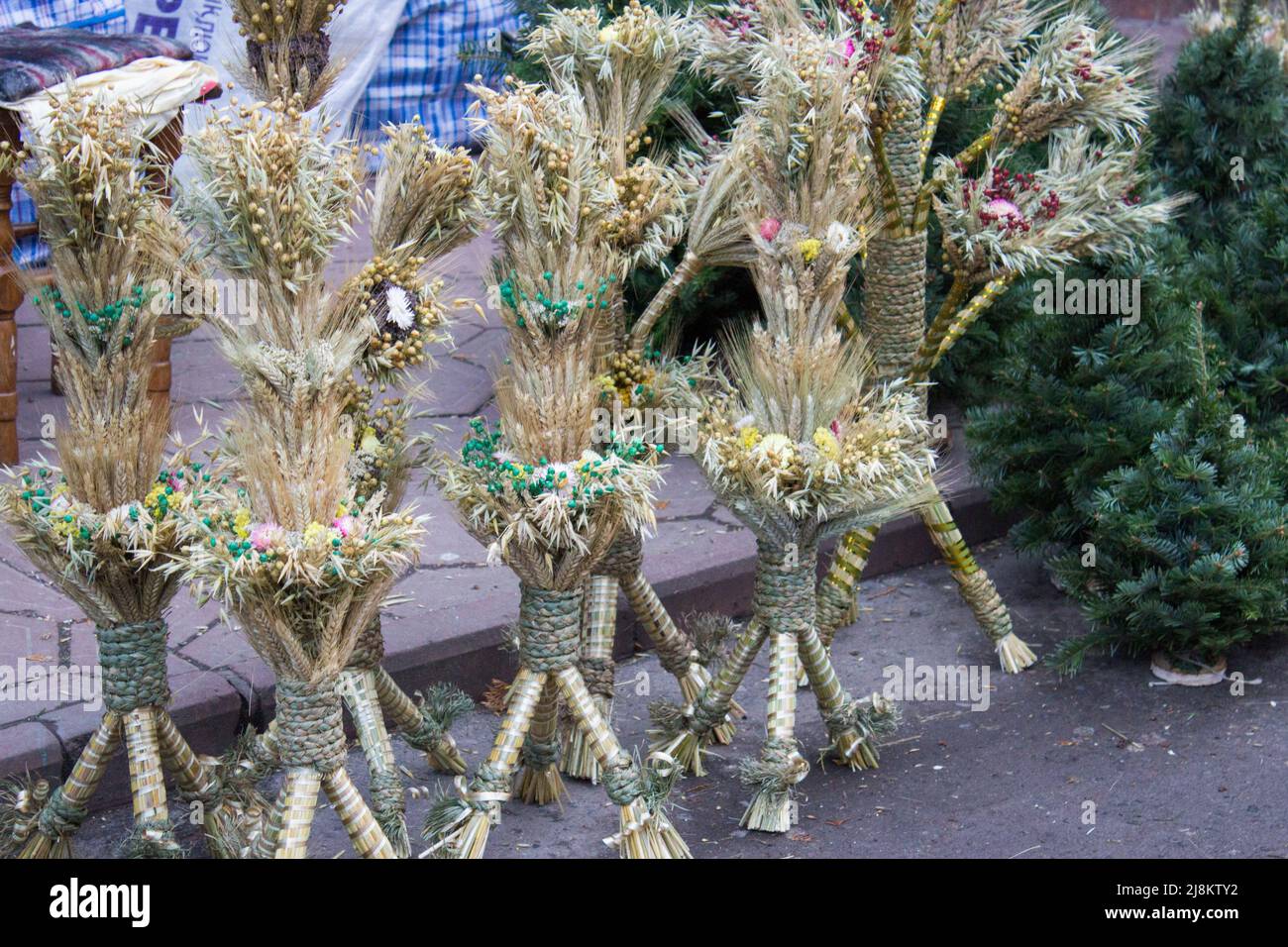 Didukh è un tradizionale ucraino simbolo - decorative reap fatta