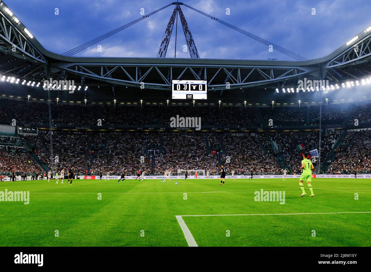 TORINO, ITALIA, 16 MAGGIO 2022. La partita tra Juventus FC e SS Lazio il 16 maggio 2022 allo Stadio Allianz di Torino. Credit: Massimiliano Ferraro/Medialys Images/Alamy Live News Foto Stock