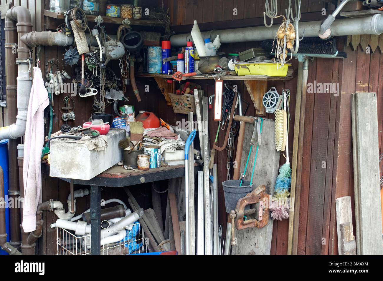 Officina, all'aperto Foto Stock