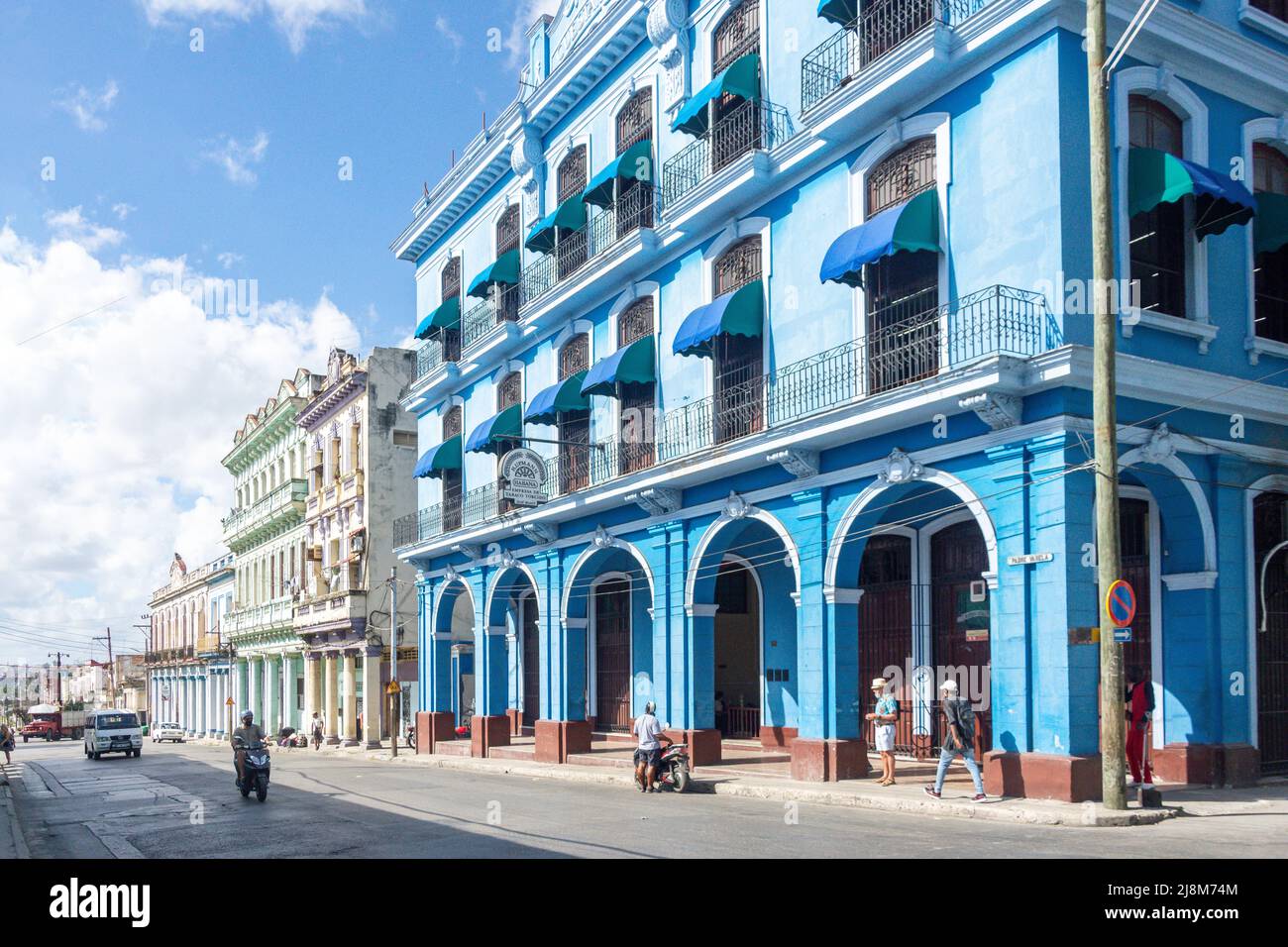 Empresa de Tabaco Torcido José Martí. H. Upmann (negozio di sigari), Padre Varela, Avana, la Habana, Repubblica di Cuba Foto Stock