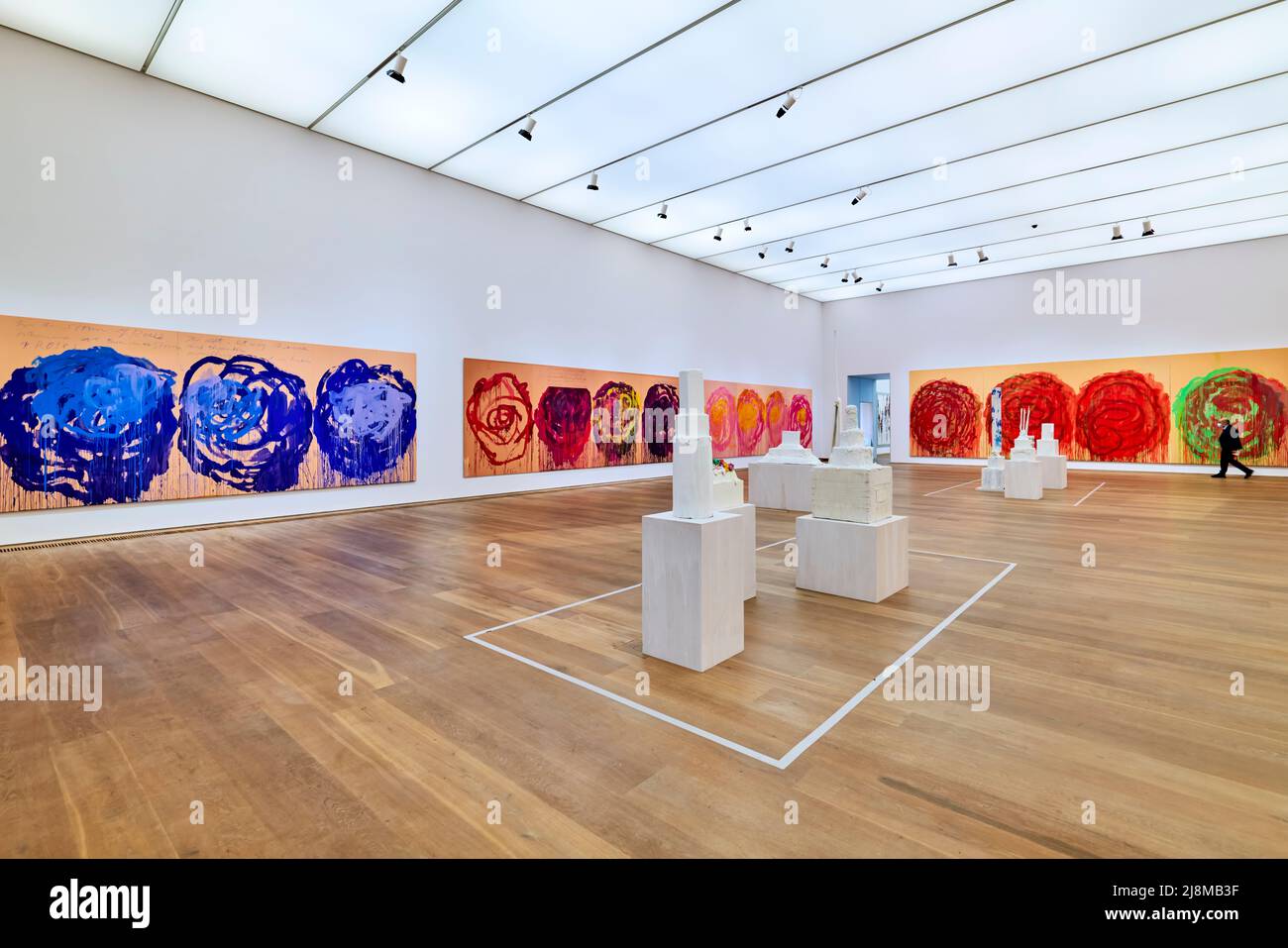 Germania Baviera Monaco di Baviera. Museo Brandhorst. Mostra CY Twombly Foto Stock