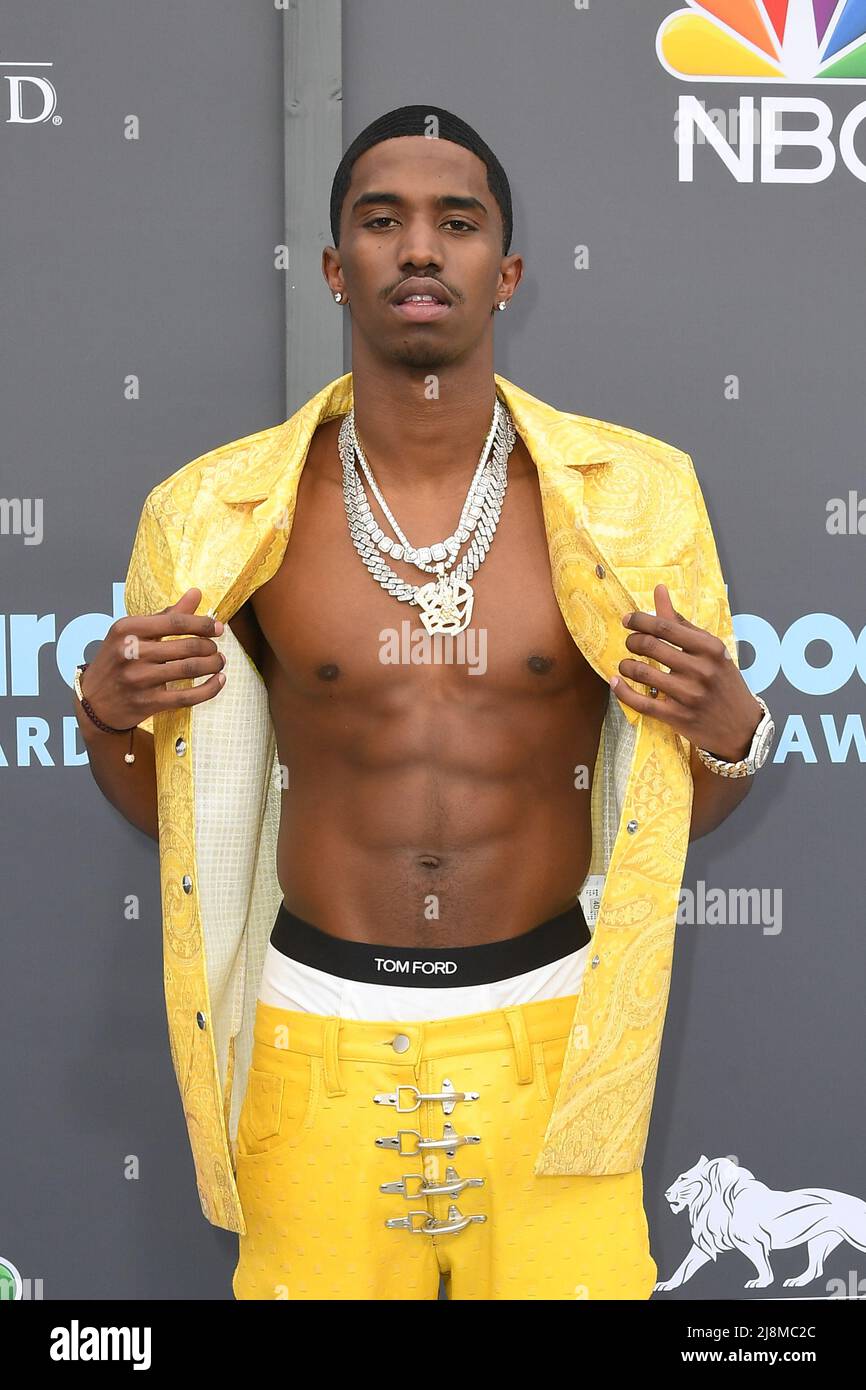 Las Vegas, Nevada, 15 maggio 2022, Christian Combs partecipa ai Billboard Music Awards 2022 alla MGM Grand Garden Arena il 15 maggio 2022 a Las Vegas, Nevada. Foto: Casey Flanigan/imageSPACE/MediaPunch Foto Stock