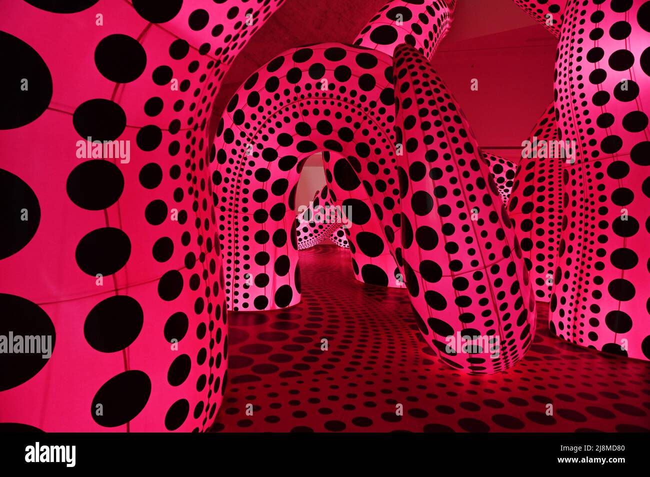 Yayoi Kusama Art Foto Stock