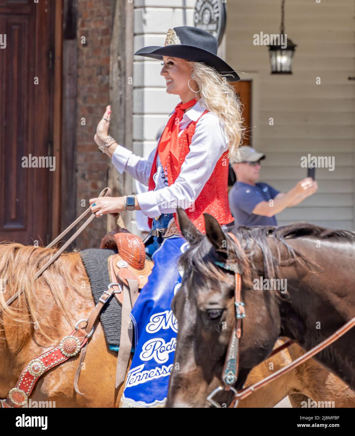 2022 Miss Rodeo Tennessee, Valerie Preston Foto Stock