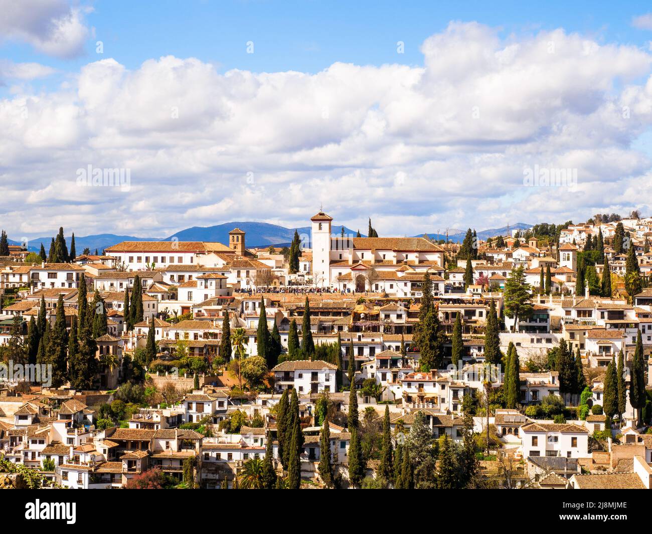 Zona di San Pedro - Granada, Spagna Foto Stock