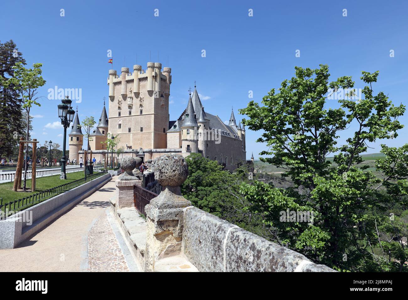 Alcázar de Segovia (Castello), Segovia, Castiglia e León, Spagna. Foto Stock