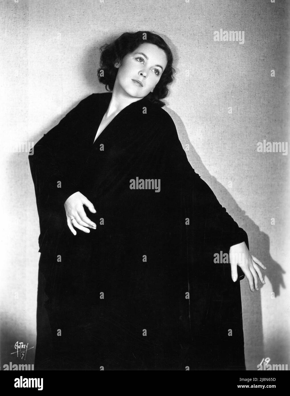 MAUREEN o'SULLIVAN 1930 Ritratto di AUTREY Pubblicità per Fox Film Corporation Foto Stock