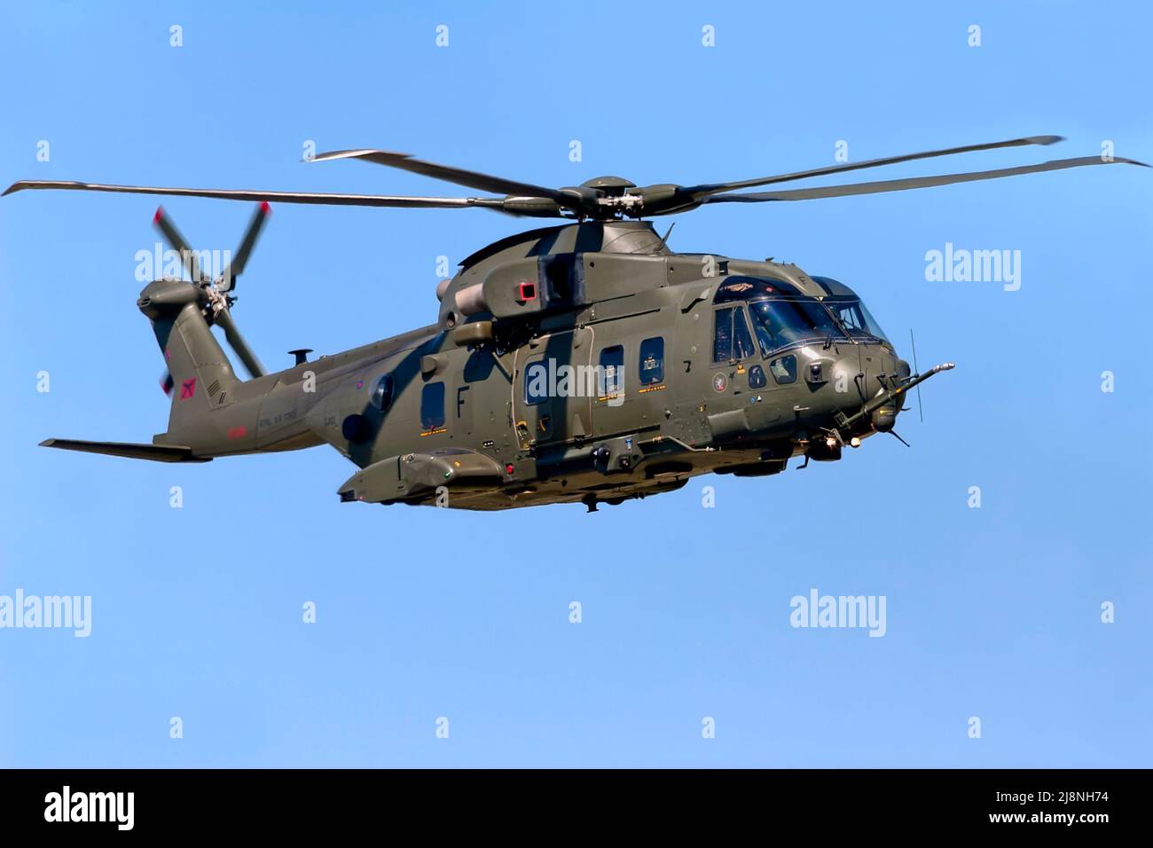 RAF Fairford, Gloucestershire, Regno Unito - Luglio 15 2006:Royal Air Force AgustaWestland Merlin HC.3 elicottero, ZJ122(F), al Royal International Air Tattoo Foto Stock
