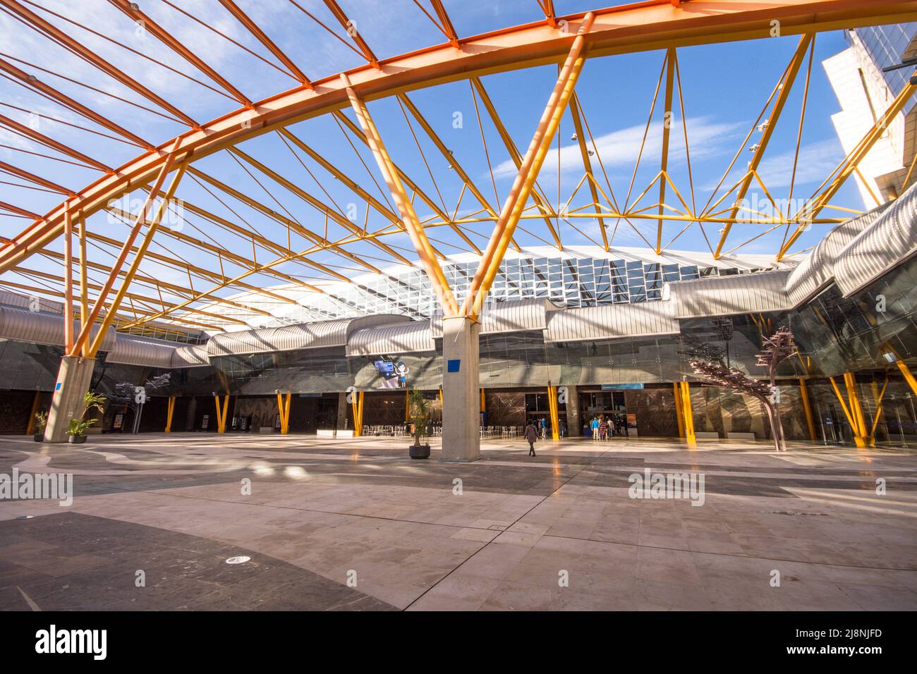 Palacio de congresos, il Centro Fieristico e Congressi, il Centro Congressi, Andalusia, Malaga. Spagna Foto Stock