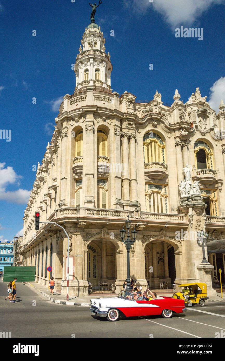 Gran Teatro de la Habana (Gran Teatro), Paseo del Prado, l'Avana Vecchia, l'Avana, la Habana, Repubblica di Cuba Foto Stock