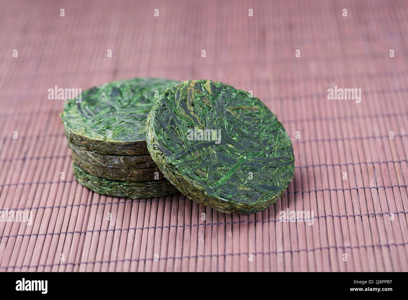 Asian Sea Food Green Kelp Silk compresso Foto Stock
