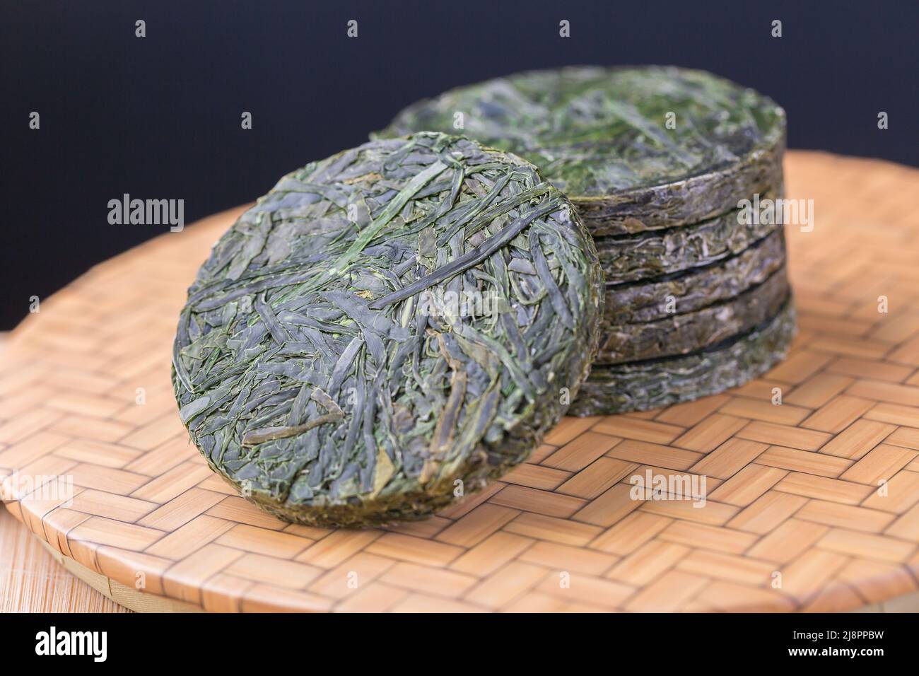 Asian Sea Food Green Kelp Silk compresso Foto Stock