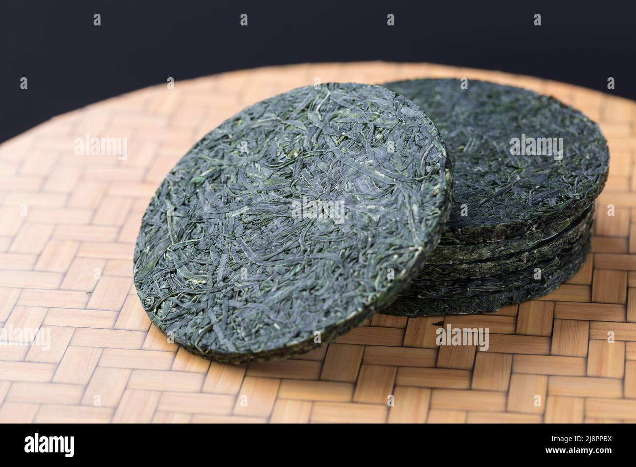 Asian Sea Food Green Kelp Silk compresso Foto Stock