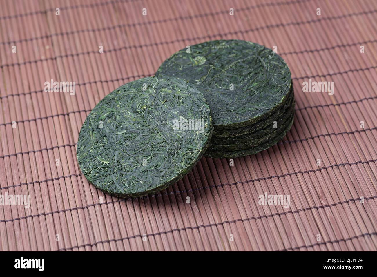 Asian Sea Food Green Kelp Silk compresso Foto Stock