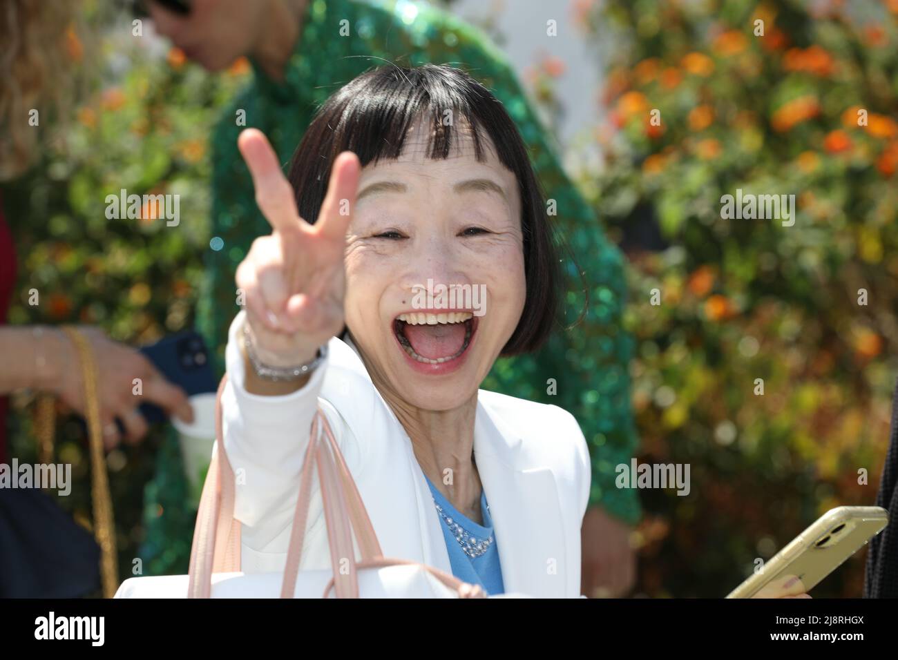 18 maggio 2022, Cannes, Cote d'Azur, Francia: xx partecipa alla fotocall Final Cut durante l'annuale Festival del Cinema di Cannes 75th (Credit Image: © Mickael Chavet/ZUMA Press Wire) Foto Stock