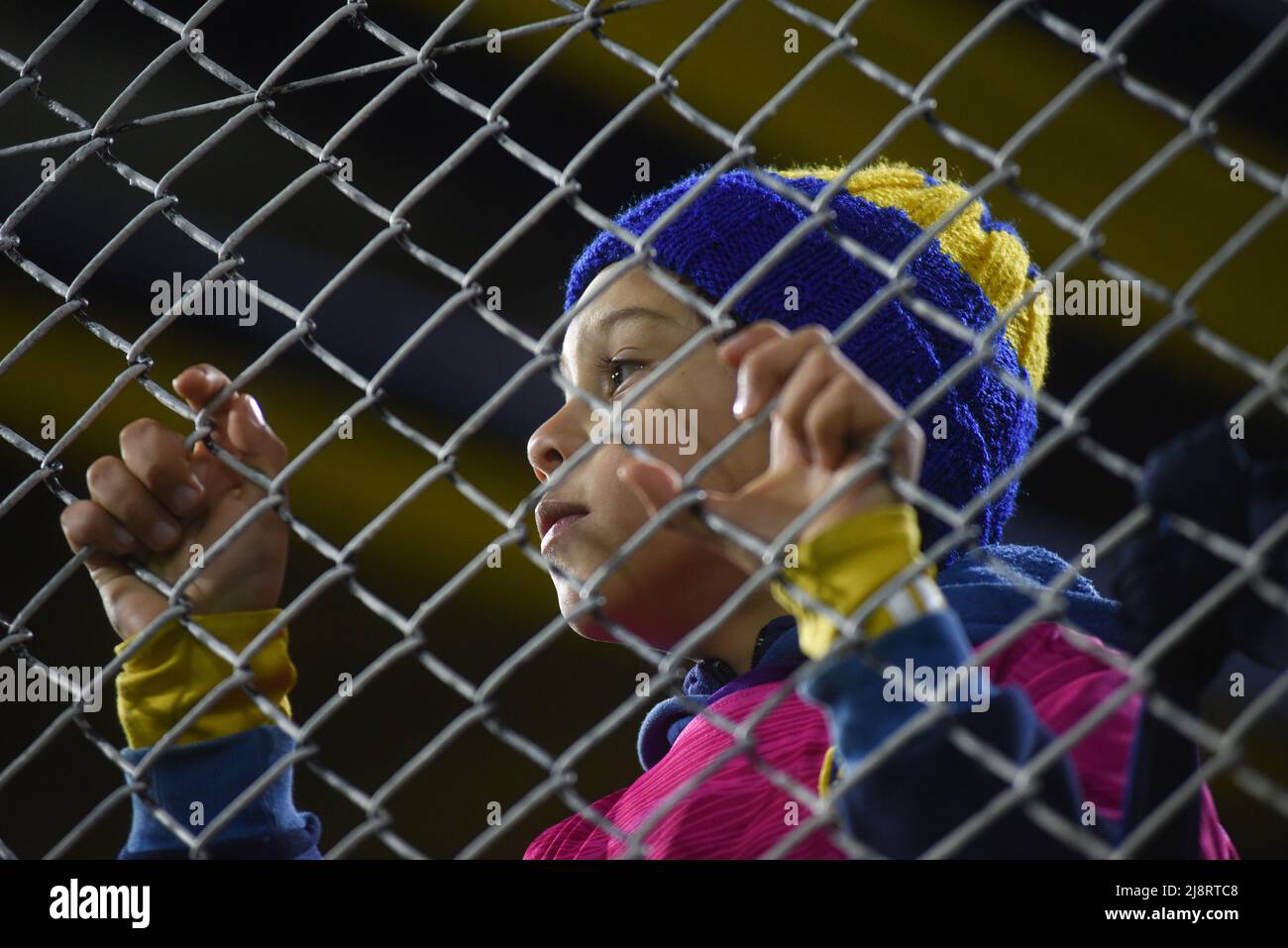 Buenos Aires, Argentina. 17th maggio 2022. Boca Juniors (dall'Argentina) e Corinzi durante la partita che si tiene all'Estadio la Bombonera di Buenos Aires, Argentina, il 17 maggio 2022. La partita è valida per la Copa Libertadores 2022. Credit: Gabriel Sotelo/FotoArena/Alamy Live News Foto Stock