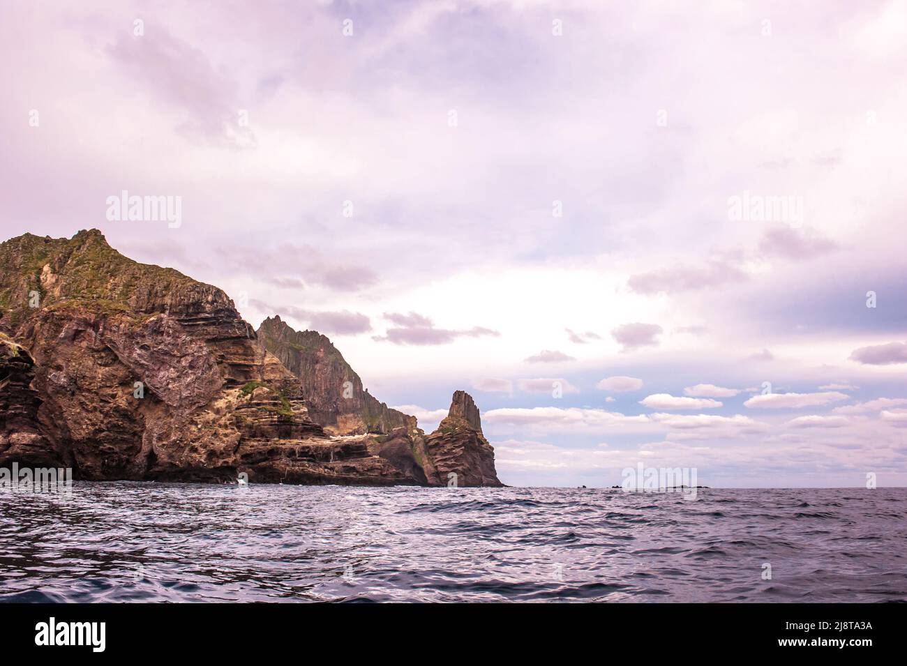 La bella isola 'Dokdo', Dokdo è il territorio di estremità orientale della 'Repubblica di Corea'. Foto Stock