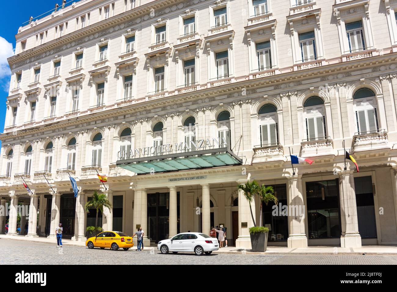Gran Hotel Manzana Kempinski la Habana, Calle San Rafael, Old Havana, Havana, la Habana, Repubblica di Cuba Foto Stock