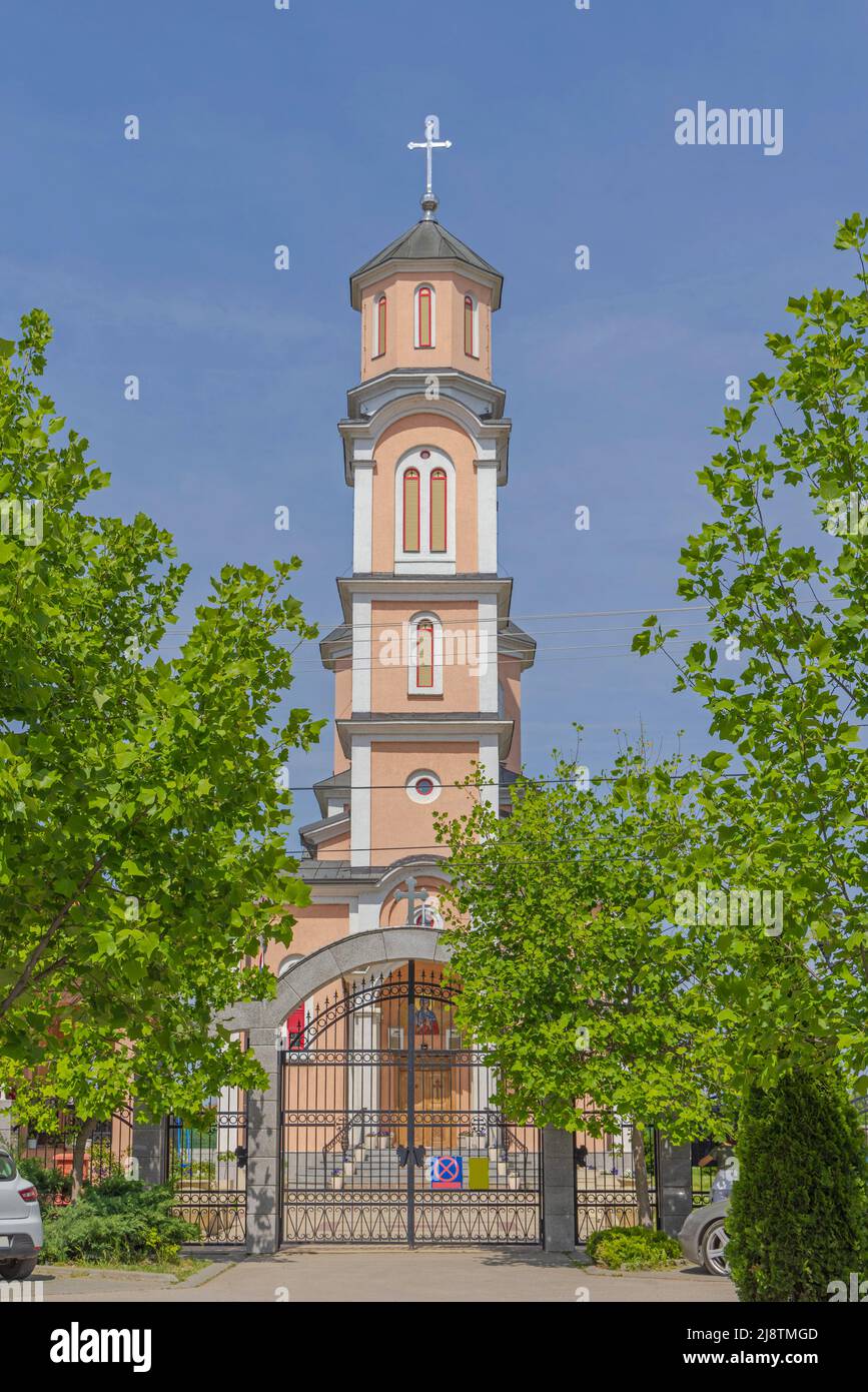 Chiesa di Venerabile Sisoje il Grande situato a Nova Pazova Foto Stock