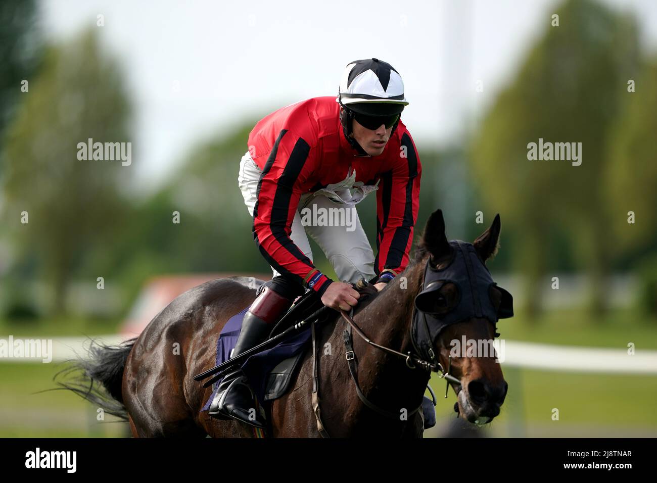 Via dolorosa guidata da Phillip Armson in azione durante la Cazoo handicap Chase all'ippodromo di Southwell, Nottinghamshire. Data foto: Mercoledì 18 maggio 2022. Foto Stock