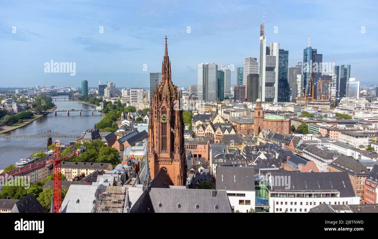 Cattedrale di Francoforte Foto Stock
