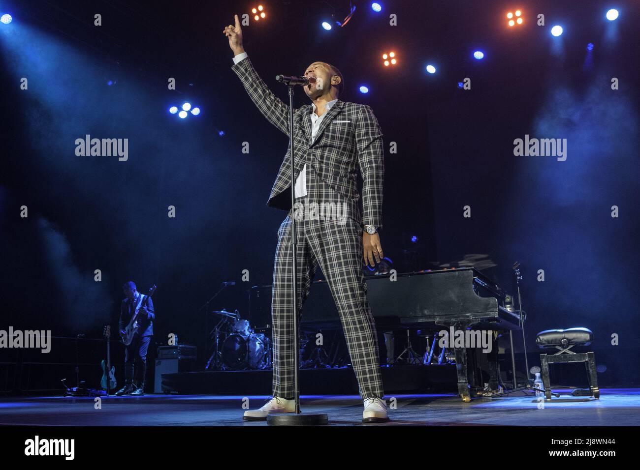 John Legend in esecuzione dal vivo Foto Stock