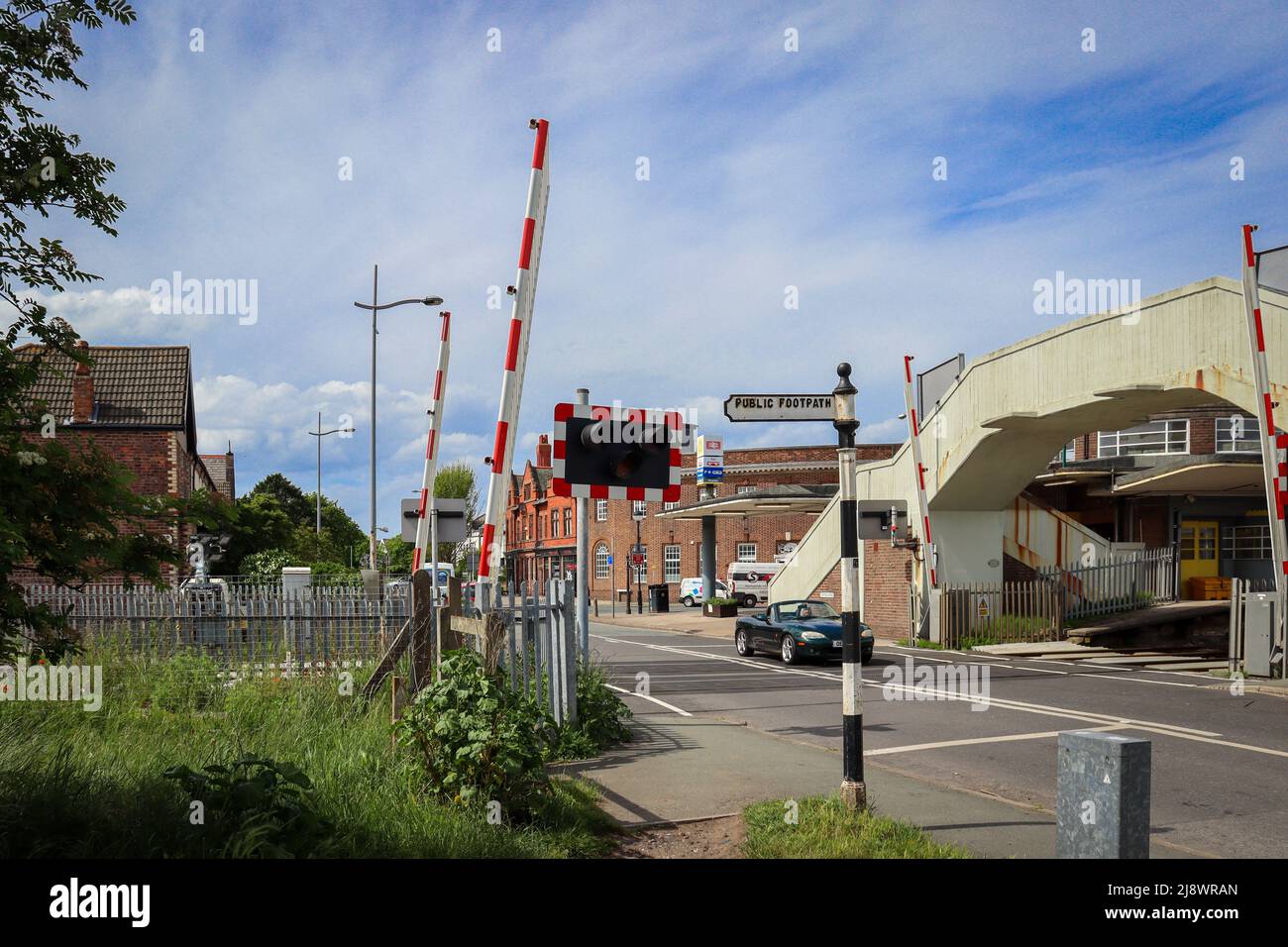Stazione ferroviaria di Hoylake Foto Stock