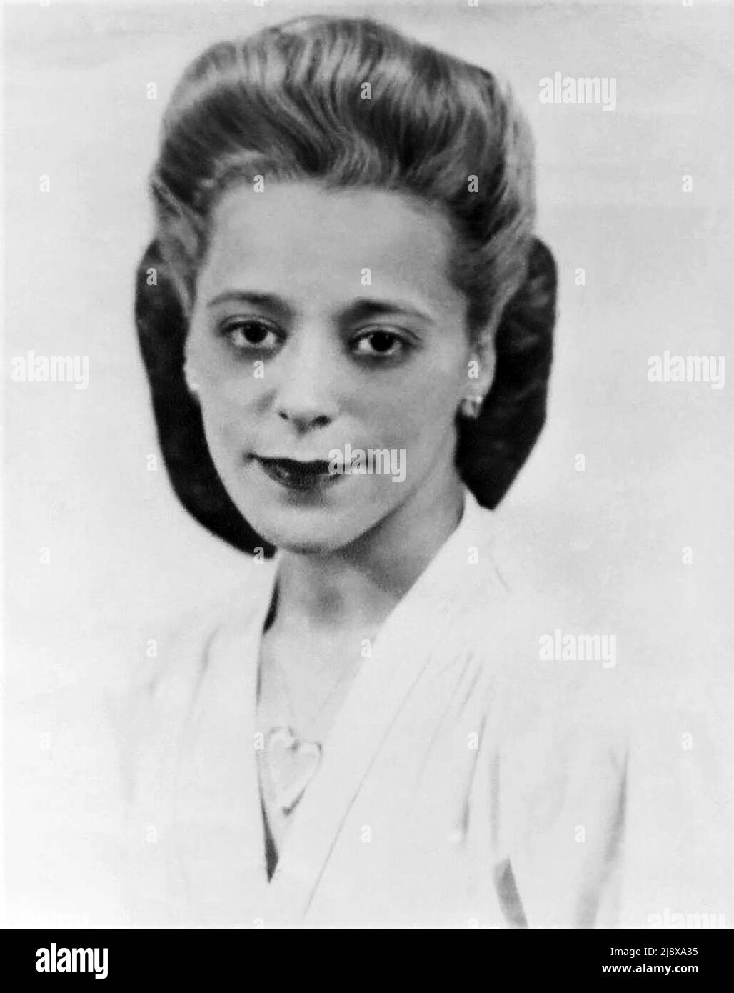 Viola Irène Desmond, riconosciuta per il suo attivismo contro la segregazione razziale ca. 1940 Foto Stock