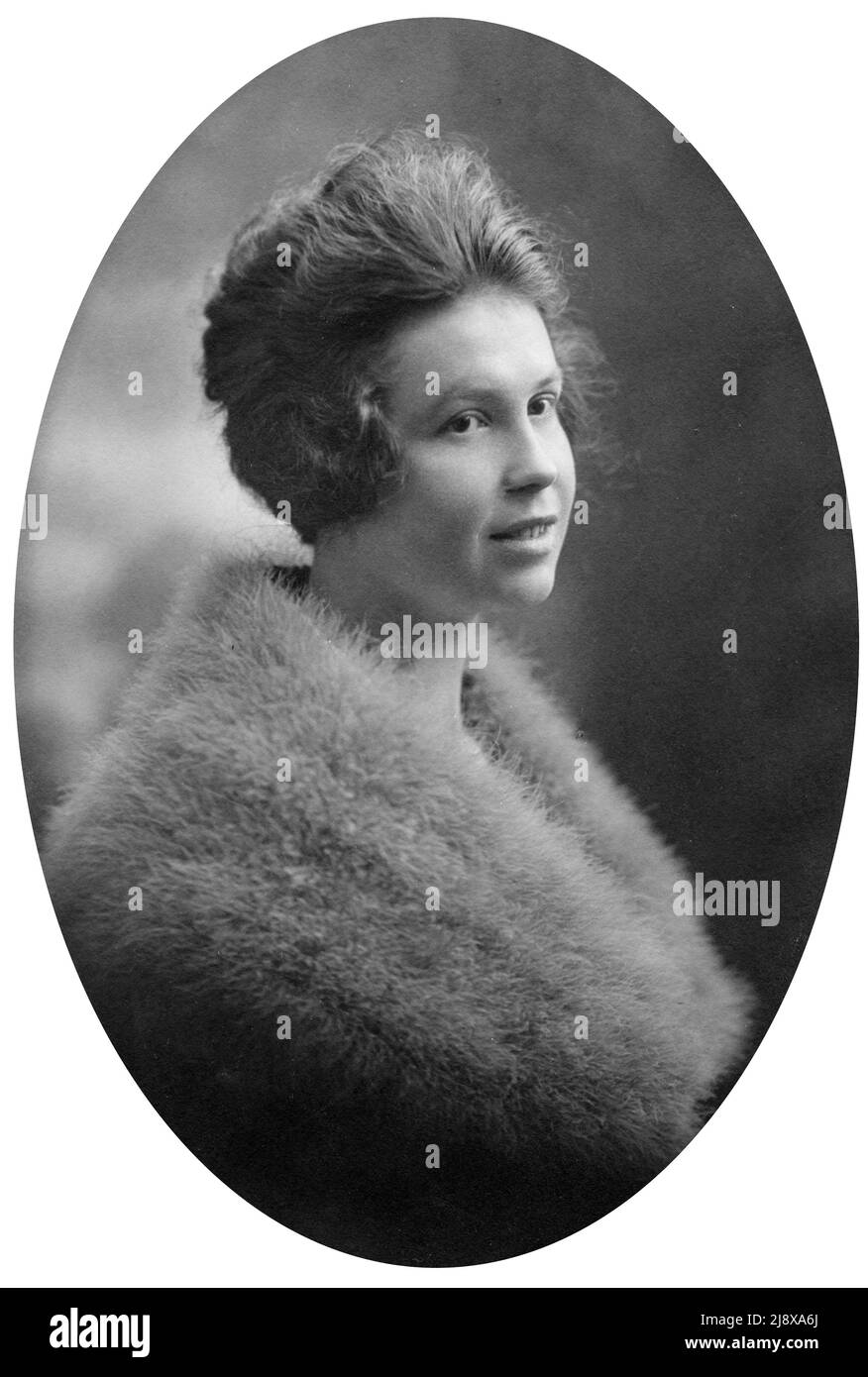 Anita Lachance era la moglie di Eudore Lachance residente di Riverbend, Alma (Quebec) ca. 1920 Foto Stock