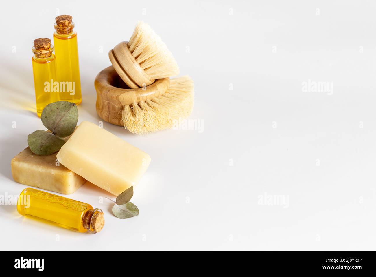 Zero accessori per massaggi e bagni, prodotti spa Foto Stock