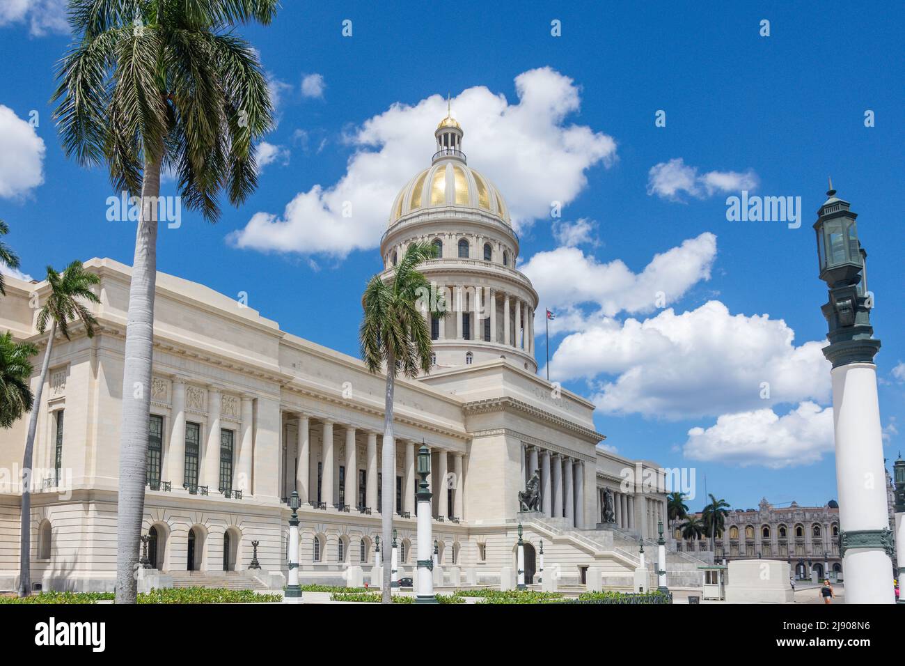 Palazzo del Campidoglio Nazionale (Capitolio Nacional de Cuba), Paseo del Prado, l'Avana Vecchia, l'Avana, la Habana, Repubblica di Cuba Foto Stock