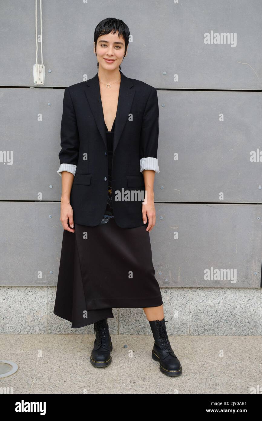 Madrid, Spagna. 19th maggio 2022. Esmeralda Pimentel partecipa alla fotocellula 'en Otro Lugar' all'Academia de CNE di Madrid. Credit: SOPA Images Limited/Alamy Live News Foto Stock