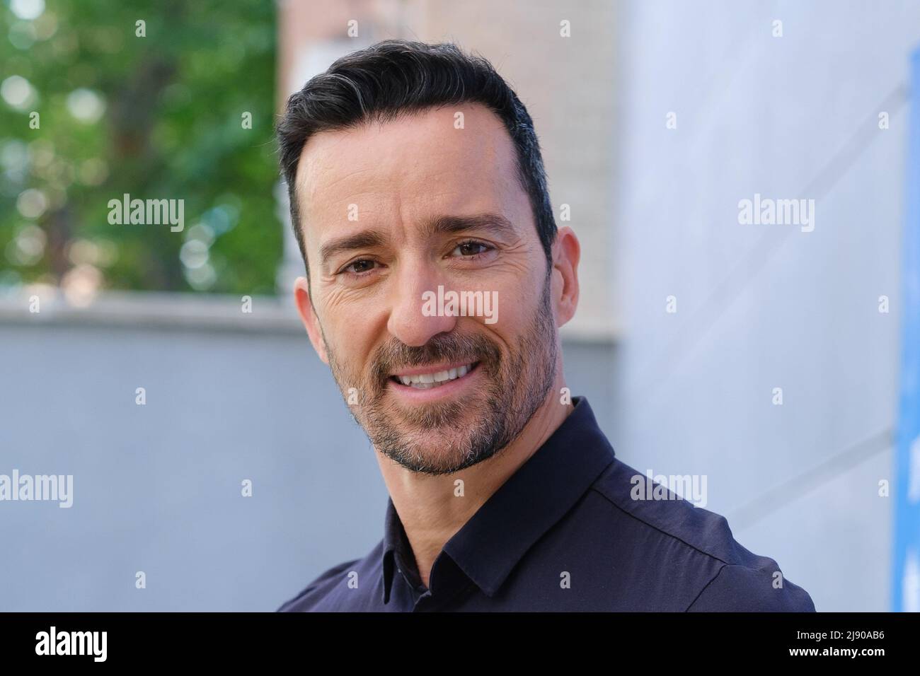 Madrid, Spagna. 19th maggio 2022. Pablo Puyol partecipa alla fotocellula 'en Otro Lugar' all'Academia de CNE di Madrid. Credit: SOPA Images Limited/Alamy Live News Foto Stock