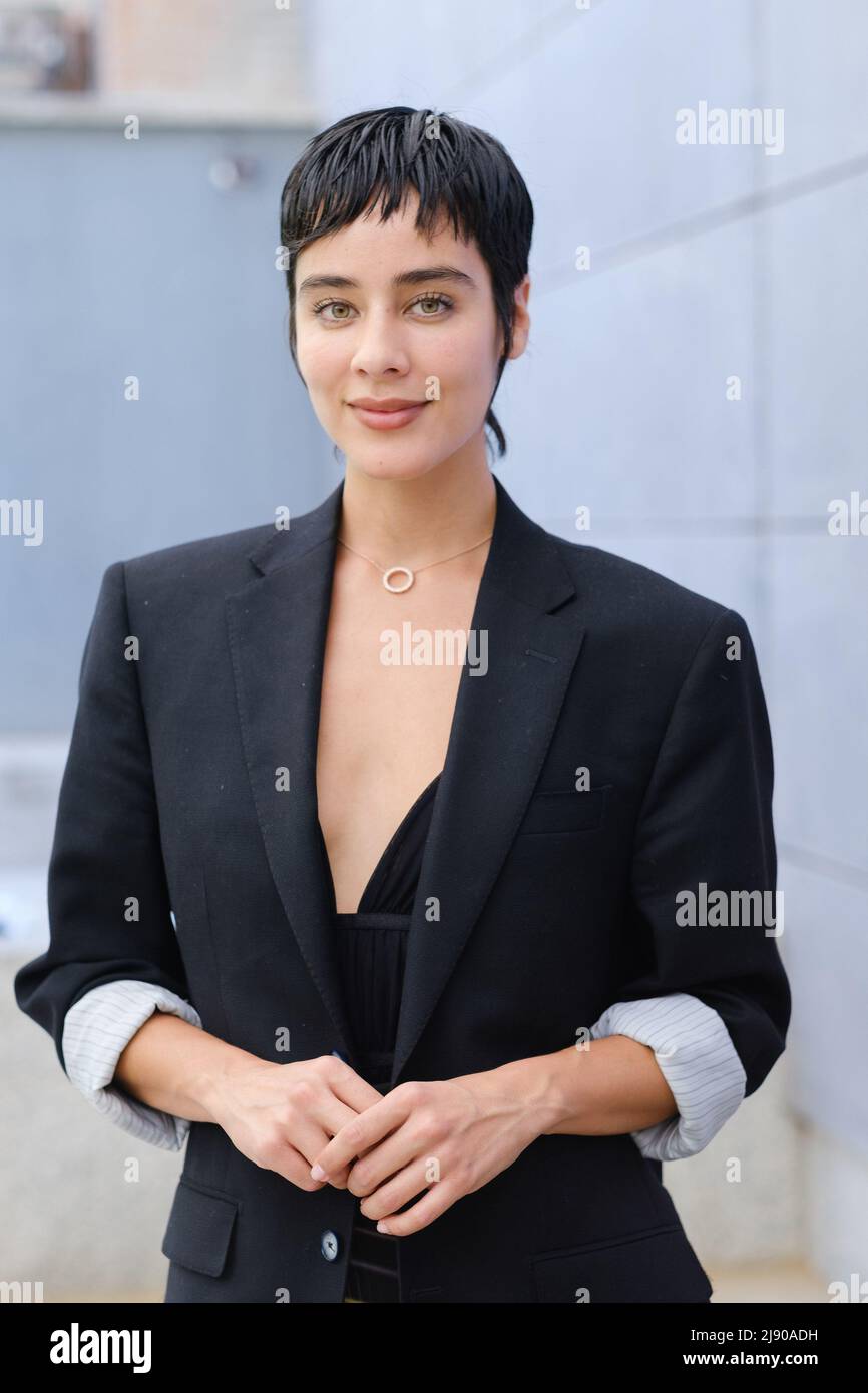 Madrid, Spagna. 19th maggio 2022. Esmeralda Pimentel partecipa alla fotocellula 'en Otro Lugar' all'Academia de CNE di Madrid. Credit: SOPA Images Limited/Alamy Live News Foto Stock