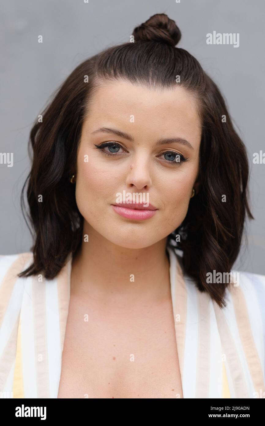 Madrid, Spagna. 19th maggio 2022. Adriana Torrebejano partecipa alla fotocellula 'en Otro Lugar' all'Academia de CNE di Madrid. Credit: SOPA Images Limited/Alamy Live News Foto Stock