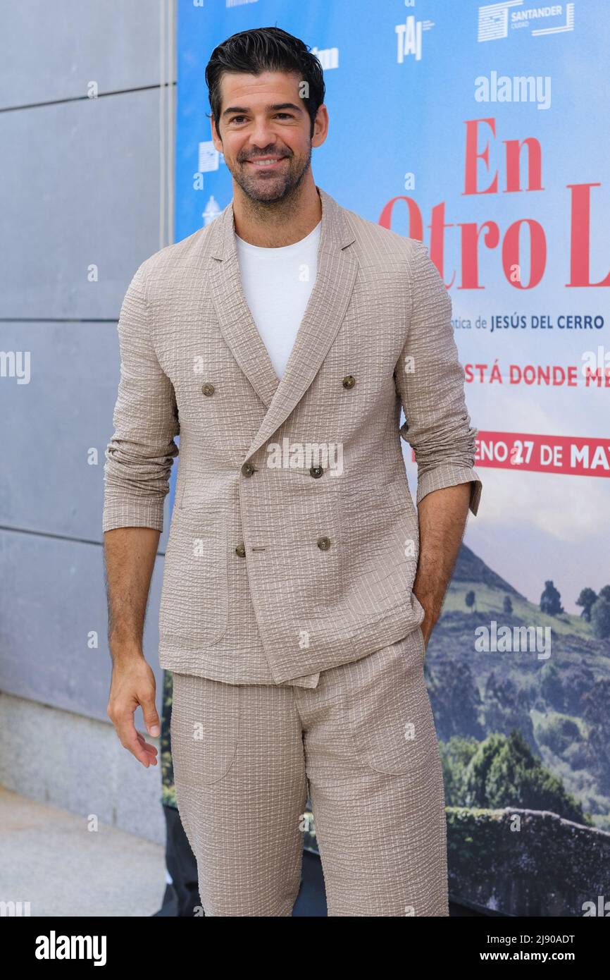 Madrid, Spagna. 19th maggio 2022. Miguel Angel Muñoz partecipa alla fotocellula 'en Otro Lugar' all'Academia de CNE di Madrid. Credit: SOPA Images Limited/Alamy Live News Foto Stock